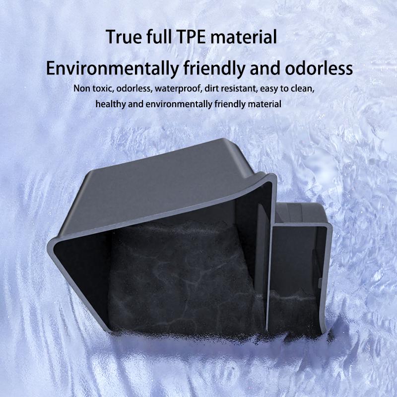 For Tesla Model Y YL Juniper Trunk Organizer Side Storage Box Boot Organizer Flocked TPE Mat Anti-dirty Car Travel Accessories
