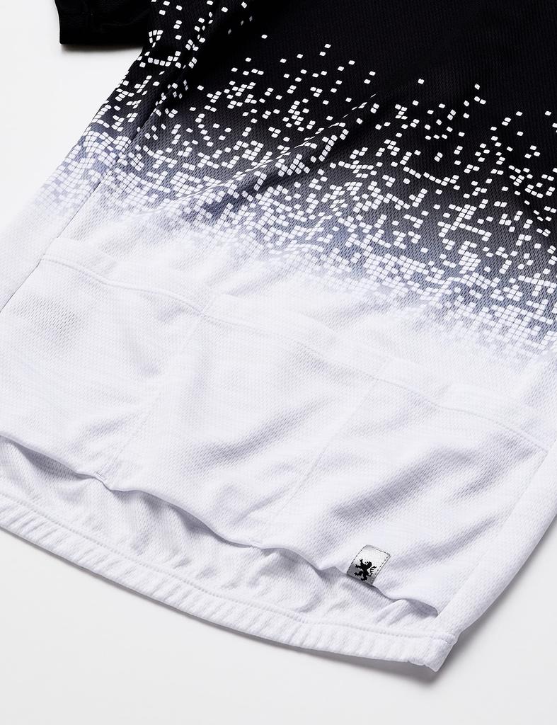 Kapelmuur Cycling Short Sleeve Pixel Japan Size XS To Japanese Size Jersey, Shower, Black, Kphs132, Men's/Women's, (equivalent XS)