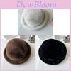Water Mink Fur Fisherman Hat For Women Winter Warmth Retro Style With Ear Flaps