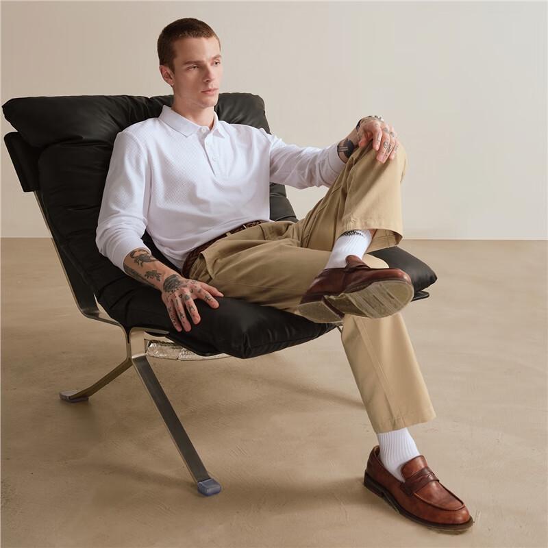 Giordano Men's Pure Cotton Straight Leg Casual Pants