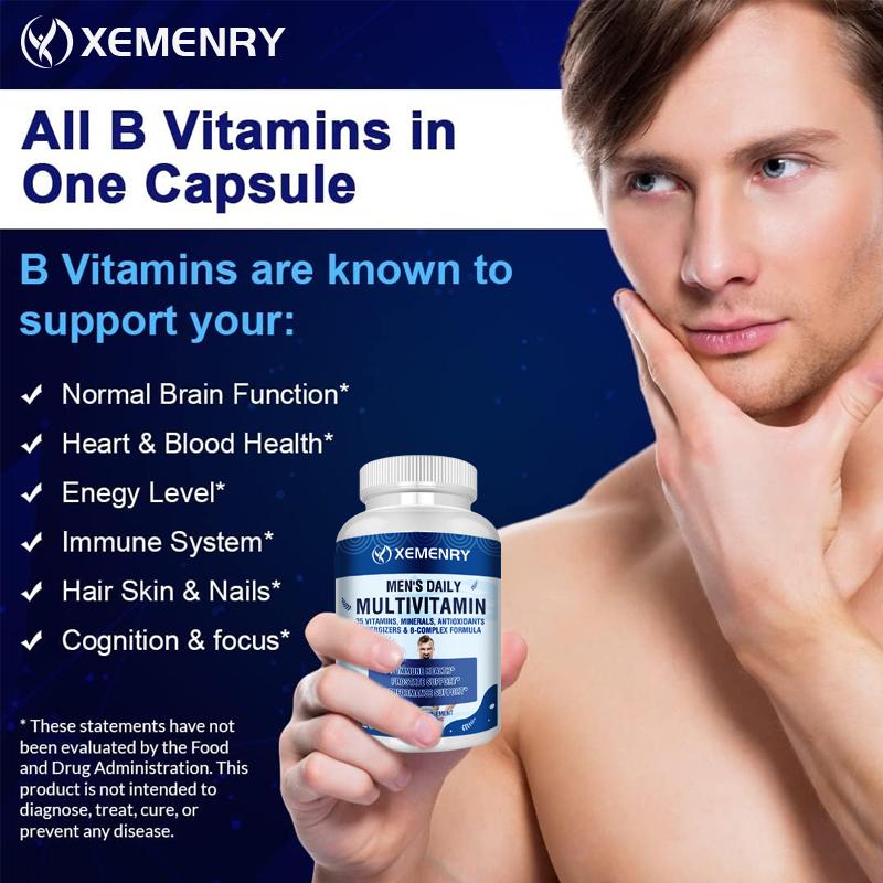 Men's Daily Multivitamin, Contains Lycopene, Saw Palmetto Extract, and Immune Support