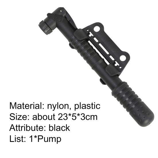 Mini Portable Ball Air Inflator Bicycle Tire Pump for Mountain Road Bike