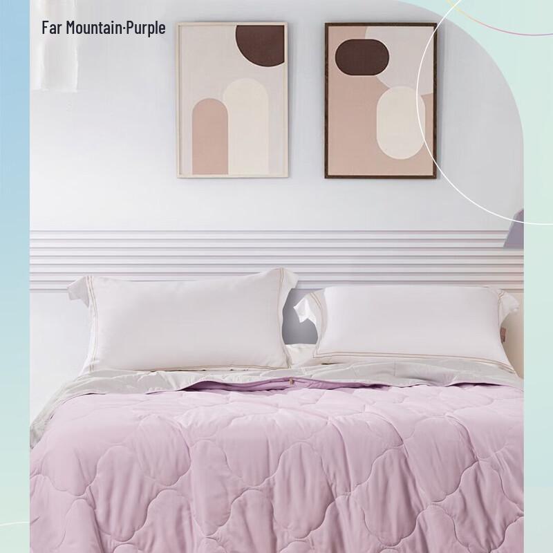 FUANNA Pure Soft Solid Color Summer Quilt