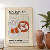 Retro Dim Sum Sushi Sashimi Ramen Wall Art Print Nostalgiczny Japońskie Jedzenie Modny Nowoczesny Wystrój Kuchni Bubble Milk Tea Plakat Bez Ramki