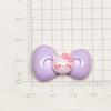 10Pcs New Cute Cartoon Animal Bright Resin Cat Bow Series Scrapbook Diy Bow Decor Accessories Crafts A133