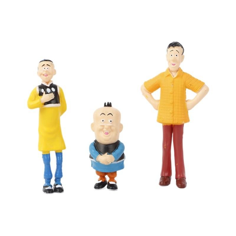 Master Whimsical Old Q Figure Set With Three Pvc Characters For Collectors And Fans