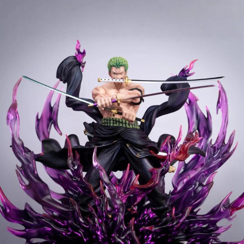 In-Stock 30cm JT Tianhui Raging Zoro GK Figures Anime Collectible Static Statue Desktop Decoration Popular Toys Surprise Gifts