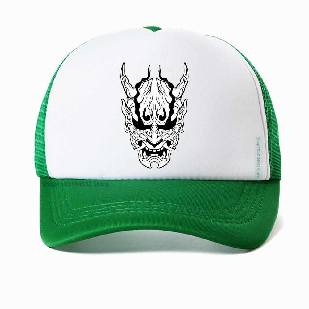 Devil Graphics Baseball Cap Unisex Fashion Outdoor Adjustable Summer Mesh Breathable Trucker Hat Sports