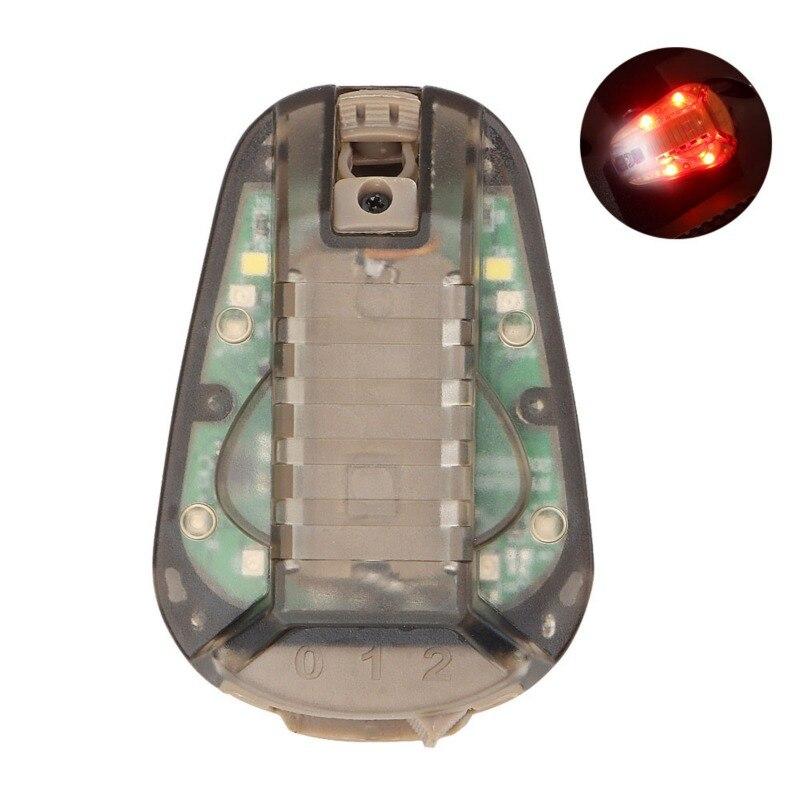 Multipurpose Helmets Strobe Light Waterproof Ladybird Lamp Tactics Survival Safety Flash For Camping Outdoor Tool