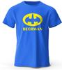 Beer print T-shirt men's and women's classic oversized fun print 3D print short-sleeved summer top