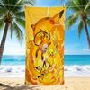 1Pc Pikachu Friends Adventure Beach Towel, Quick Dry, Multi-Use for Beach Pool Gym Yoga Home Travel, Christmas, Halloween, Xmas Gift M929133