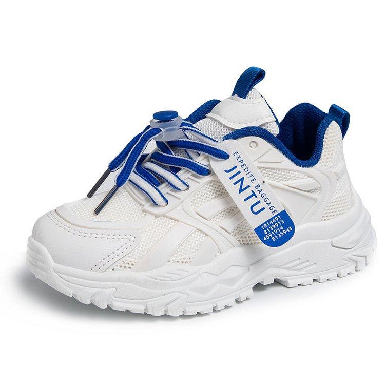 Girls Lightweight Dad Shoes Breathable Spring and Summer New Children's Fashion Soft-soled White Shoes Boys Casual Sports Shoes Trend