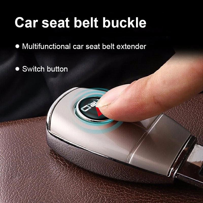 1/2PCS Car Seat Belt Clip Extension Plug Buckle Car Accessories for Toyota TRD GR C-hr Prado Rav4 Yaris Hilux Prius Avensis Corolla Camry