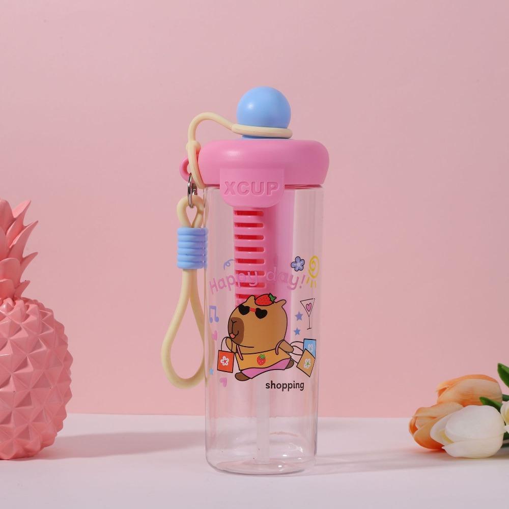 

Insulation Or Cooling Vacuum Cup 750ML Vacuum Flasks Cute Water Bottle for Student Children рожевий