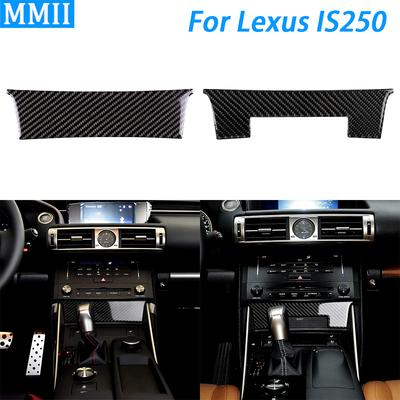 Pro Lexus IS250 2013- Panel středové palubní desky z uhlíkových vláken Pod krycí lištou Dekorace interiéru vozu Příslušenství