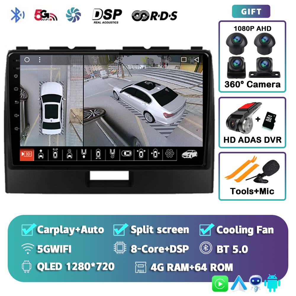 Android 14 Carplay Car Radio For Suzuki Wagon R 2010 2011 2012 2013 2014 2015 2016 2017 2018 GPS Multimedia Video Player Stereo
