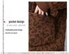 2024 Women's Retro Print Cotton Jacket - Winter Style, Plus Size, Loose Fit, for Middle-Aged and Elderly Moms