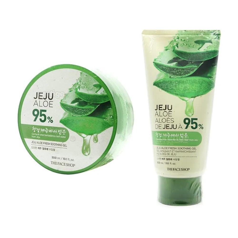 The Face Shop Fresh Jeju Aloe Soothing Gel 300ml x 2