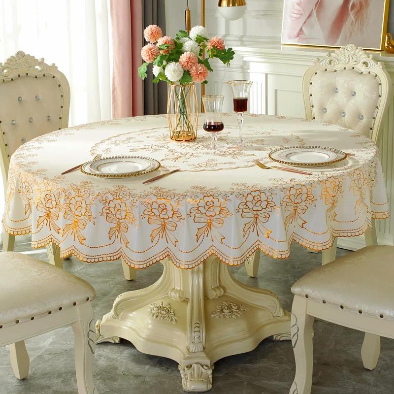 

Водонепроницаемая маслостойкая круглая скатерть из ПВХ с цветочным узором, красная скатерть с принтом, пылезащитная скатерть для ресторана, крышка стола round 150cm 1pcs