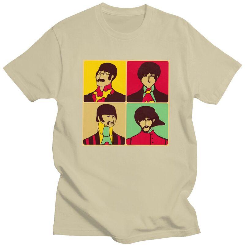 Custom The Beatle Heavy Metal Rock Tshirts for Men Short Sleeve Leisure T Shirt Tshirt Loose Fit Pure Cotton Tees Gift