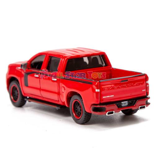 Auto World CP7918 2019 Chevrolet Silverado LTZ Z71 Red Limited Edition 2496 Pieces Worldwide 1/64 Diecast Model Car