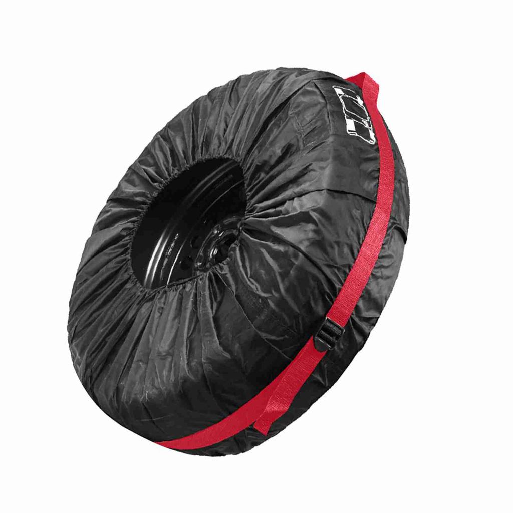 4PCS Tire Covers, Waterproof Spare Tire Covers Tough Tire Wheel Protector for SUVs RVs Trailers Trucks, Fits Tires 19