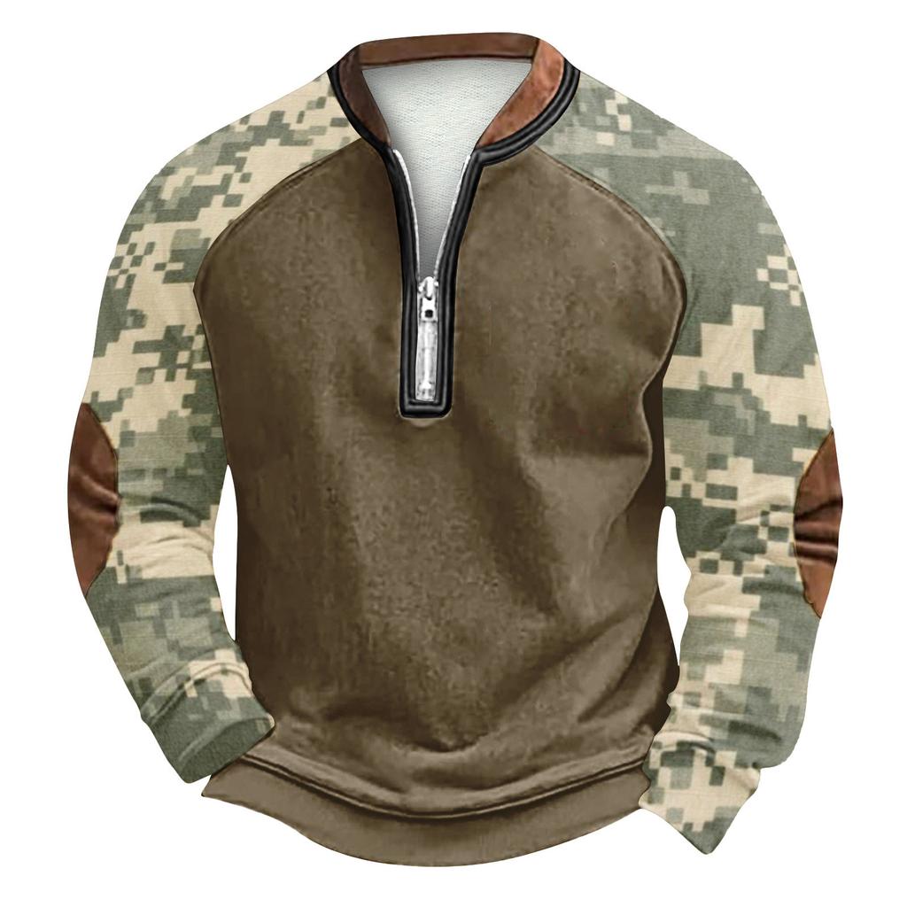 Erkek Kış Tokalı Sweatshirt Erkek Baskılı Erkek Sweatshirt
