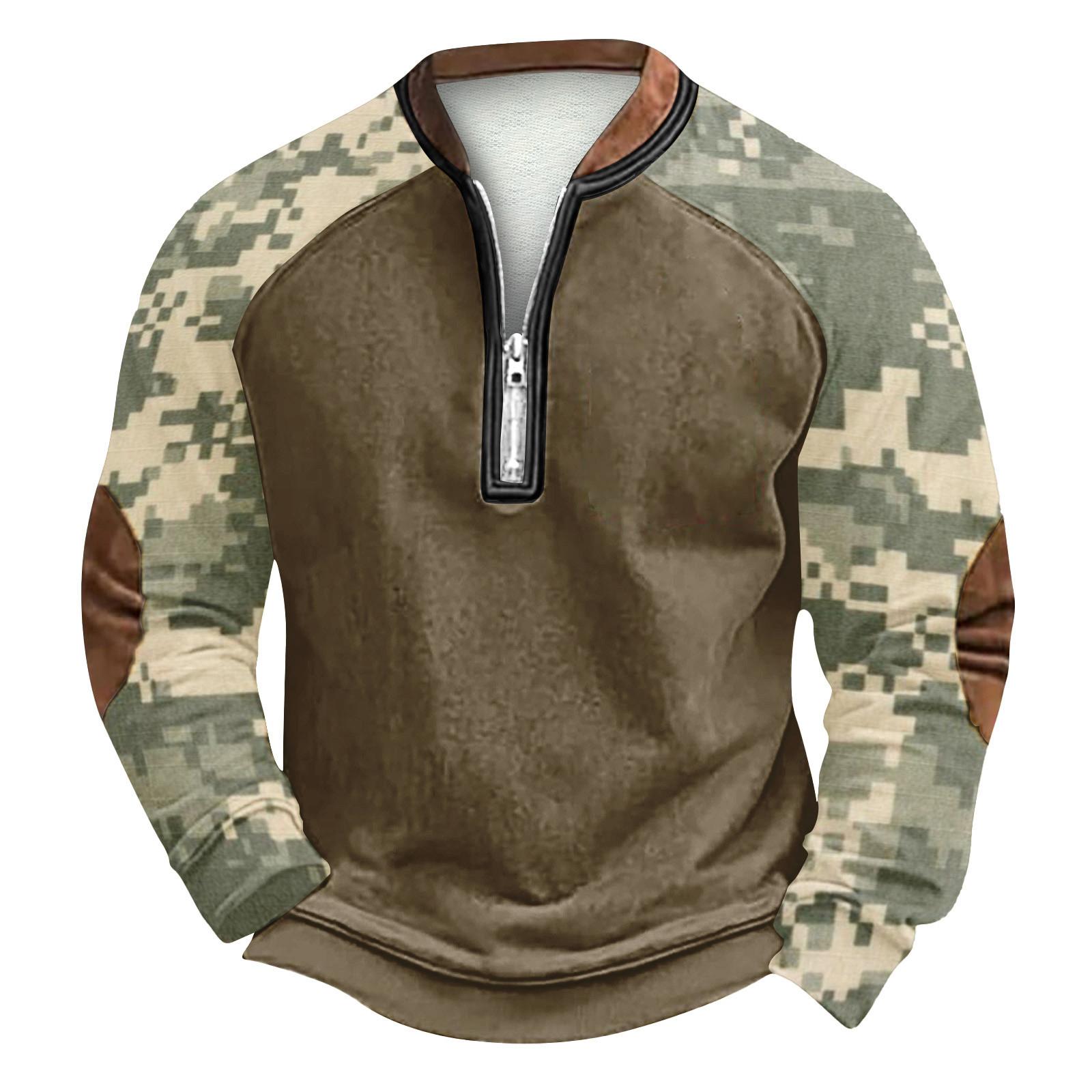 Men s Winter  Buckle Sweatshirt Men s Printed Men s Sweatshirt L