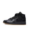 Air Jordan 1 Retro BG 'Black Gum' (Unisex) Black / Black-Gum Light Brown Kids' Basketball Shoes 575441 020
