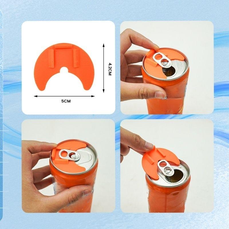 3/5/8PCS Soda Can Lid Cover Plastic Swivel Can Sealer Beverage Protect Cap Dustproof and Spill Guard for Canned Drinks