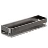 Wall-Mounted Bathroom Storage Rack Aluminum Alloy Punch Free Kitchen Condiment Racks Ventilated Drainable Bathroom Shelf