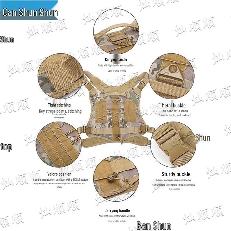 Tactical Training Harness for Working Dogs