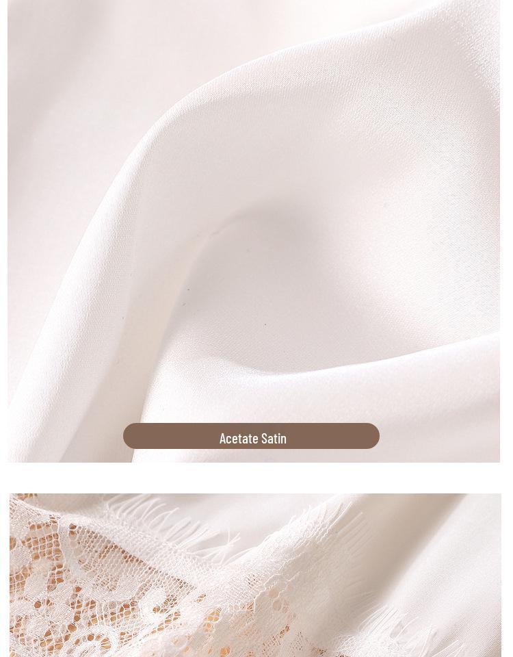 Women's French Lace Satin Camisole – Summer Layered Tank Top