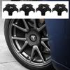 4Pcs Car Wheel Center Covers Decoration Sticker ABS Auto Hub Caps Emblem Replacement 180mm For Tesla 3 X S Y Original Hubcaps
