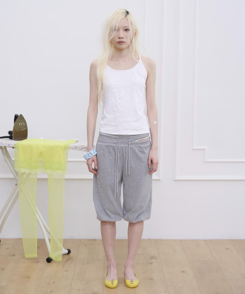 Soleubelum Split Waist Capri Pants