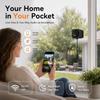 Smart Window Camera HD 5MP 5G WIFI Camera Clock Display Bidirectional Intercom Night Vision Indoor Safety Camera TUYA APP