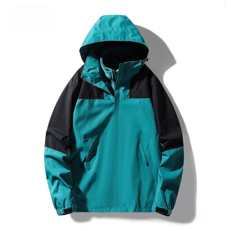 

New Sports and Outdoor Removable Two-piece Mountaineering Thickened Warm Jacket for Women 5XL