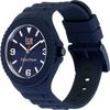 ICE WATCH Men's Solar-Powered Ice Generation Watch with Silicone and Rubber Case, Water Resistant To 10 ATM, Popular Brand, Navy Blue, Limited Edition