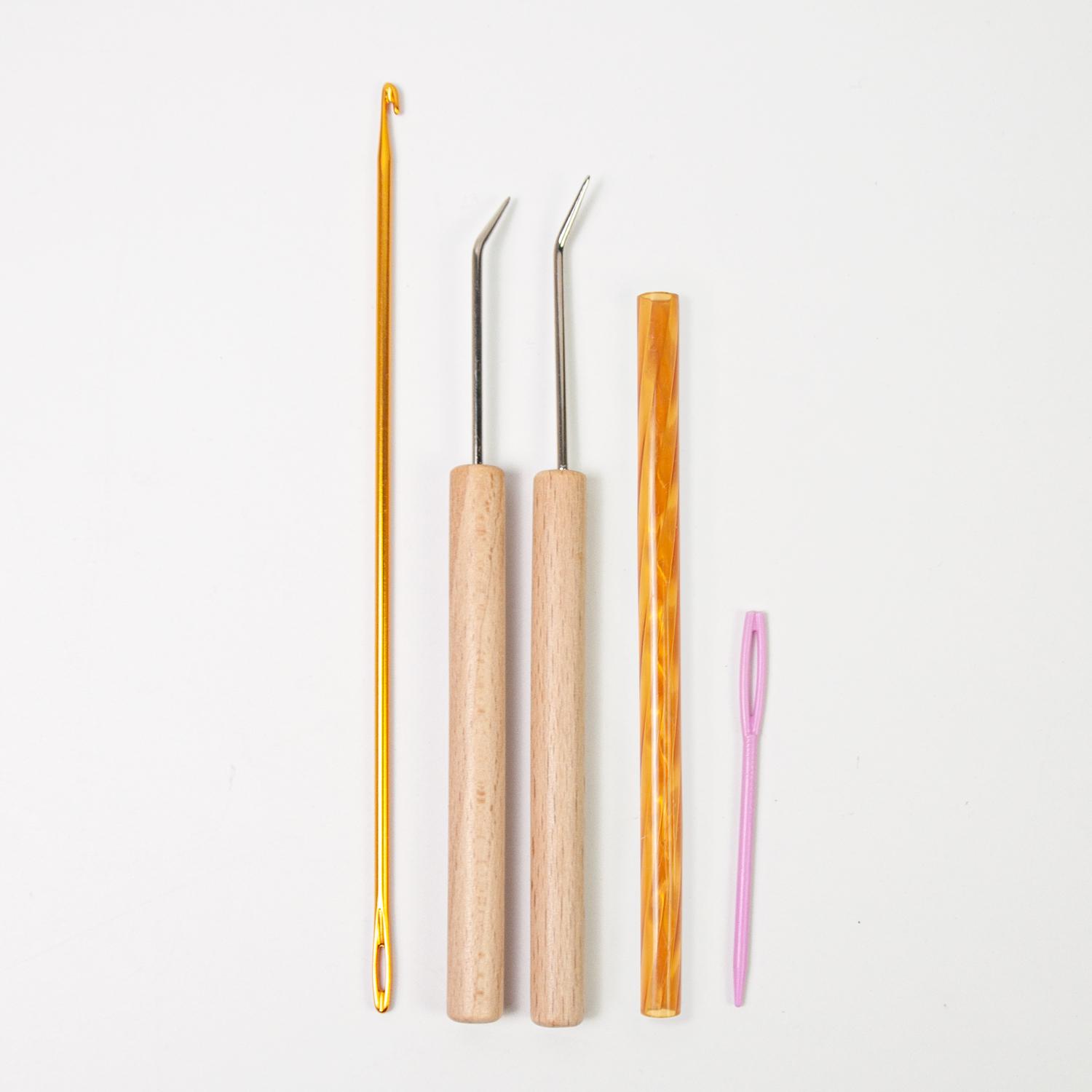 

Quick Knit Loom Set - Tubular Knitting Pen for Fast Scarf & Hat Making | Handy Weaving Tool