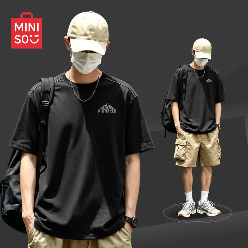 MINISO Men s Quick-Dry Loose Fit T-Shirt M