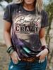 Women'S Casual Short Sleeve T-Shirt - Relaxed Fit Round N