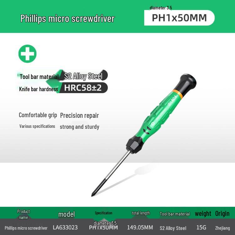 Rotating Color Ring Precision Mini Screwdriver for Mobile, Clock, Watch, Tablet Repair