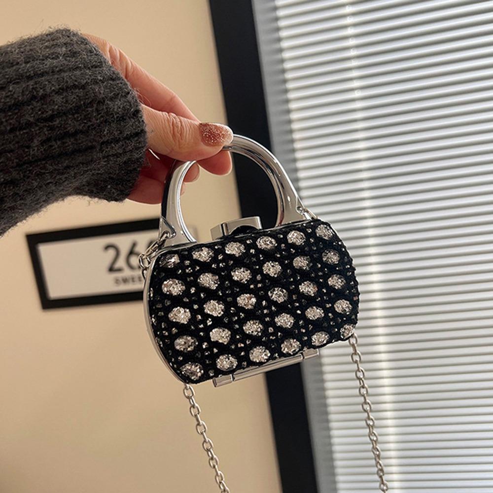 Elegant Evening Clutch Bag Korean Style Mini Banquet Chain Bag Chic Mini Crossbody Bag  Party
