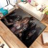 Bivariate ghostblade beautiful Painting Carpet for Living Room Large Area Rug Black Soft Carpet Home Decoration Mats Boho Rugs