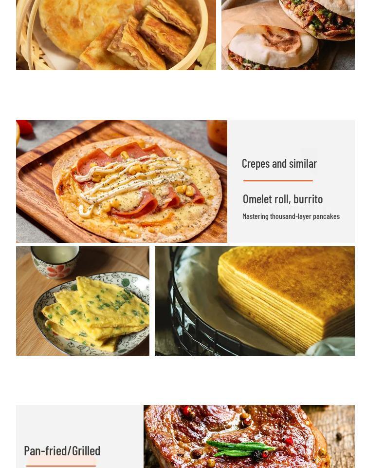 Elektrický palačinkovač s oboustranným ohřevem a prohloubenou plotnou - Komerční a domácí grilovací pánev