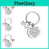 Vibrant Rainbow Stainless Steel Keychain Friendship Keepsake Gift For Graduation And Parties
