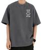 Summer Short Loose Large Letter Round Spring Big [Bligo] Men's T-Shirt, Sleeve, Fit, Size, 5/8 Sleeve, Print, Cool, Plain, Popular, Casual, Fashion,