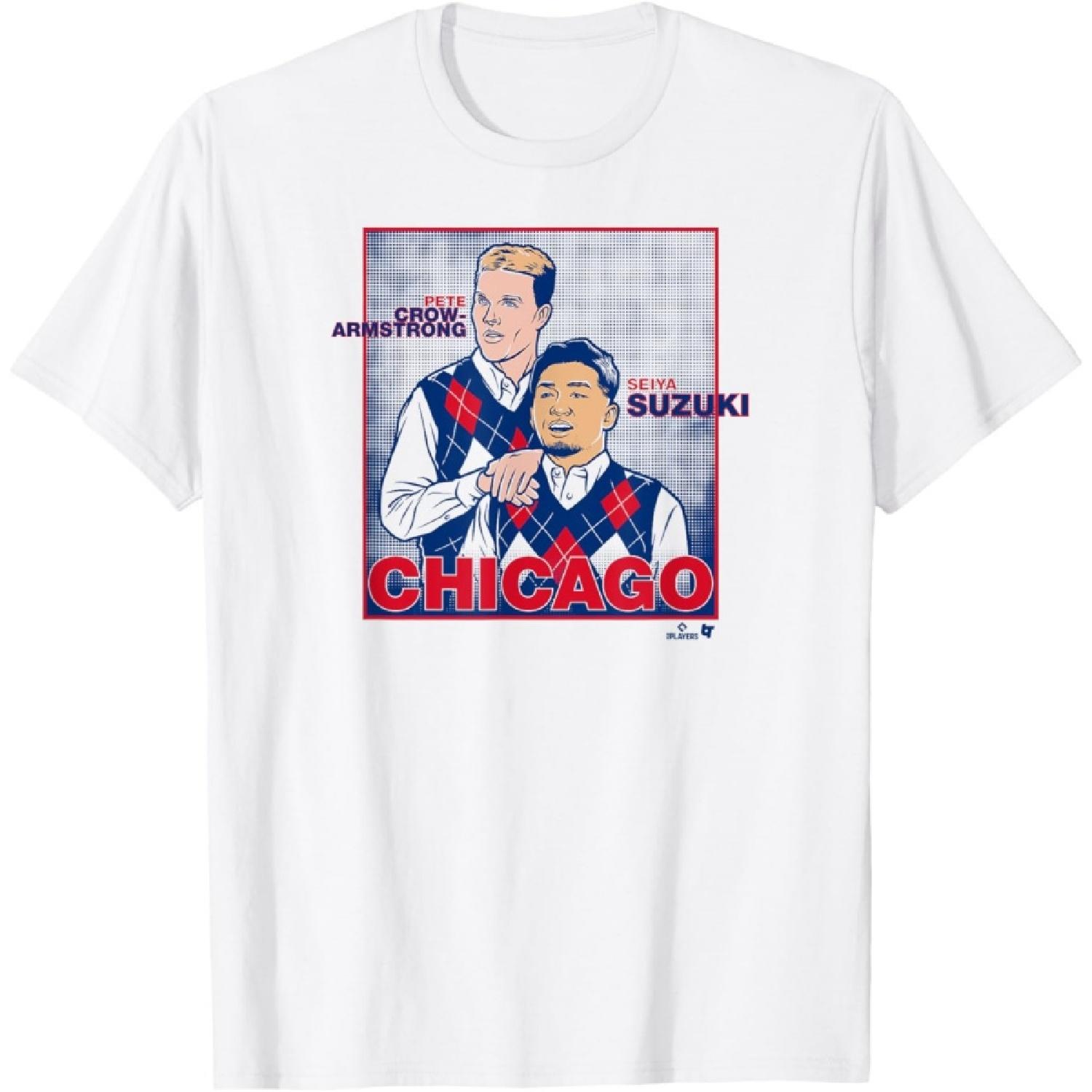 

Seiya Suzuki & Pete Crow-Armstrong - Family Portrait - CHI T-Shirt XXXXXL білий