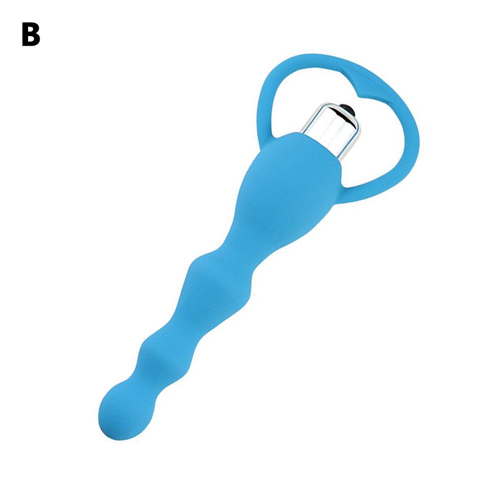 Anal Vibrator Sex Toy for Women Anal Beads Vibrators Gay Prostate Massage Smooth Butt Soft Silicone Plug Silicone Adult Products