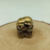 Double-Sided Skull Knife & Paracord EDC Keychain Pendant
